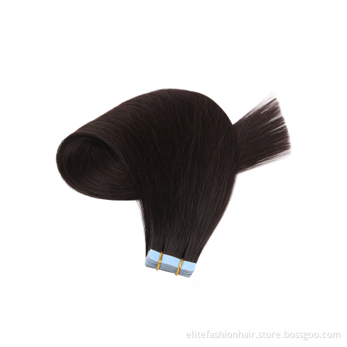 Brazilian Tape Extensions Human Hair Silky Straight 100% Virgin Hair Extensions Invisible 12''-30'' Human Remy Hair